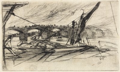 Vauxhall Bridge by James Abbott McNeill Whistler